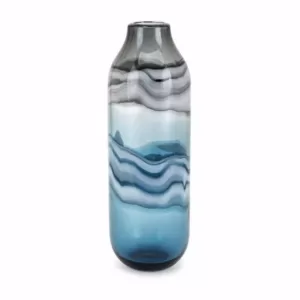 IMAX Delphia Blue Large Glass Vase