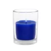 Zest Candle 2 in. Blue Round Glass Votive Candles (12-Box)