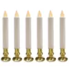 Brite Star 6 Count 9 in. H Simple On™ LED White Candle (Set of 2)