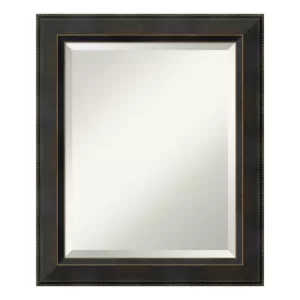 Amanti Art Signore 21 in. W x 25 in. H Framed Rectangular Bathroom Vanity Mirror in Bronze