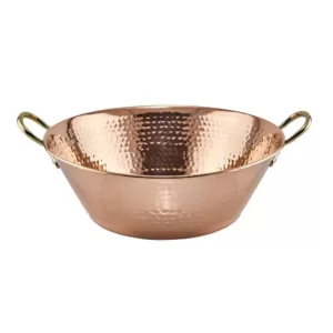 Old Dutch Solid Copper Hammered Preserve Pan/Tray