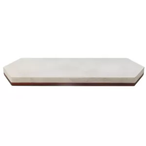 Libbey Urban Story Wood and Marble Flip Tray