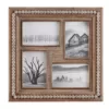 Home Decorators Collection 4" x 6" Natural Beaded Wood 4-Opening Picture Frame