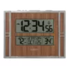 La Crosse Technology Atomic Digital Wall Clock with Indoor & Outdoor Temperature
