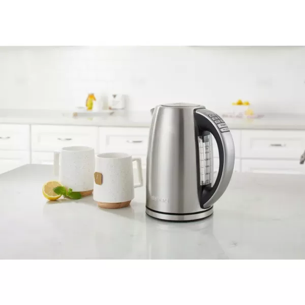 Cuisinart Perfect Temp 7 Cup Silver Cordless Electric Kettle