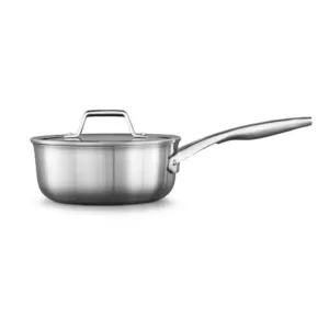 Calphalon Premier 2.5 qt. Stainless Steel Sauce Pan with Glass Lid
