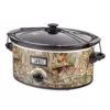Weston Realtree Edge 5 Qt. Camouflage Slow Cooker with Lid Strap