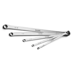 Capri Tools SAE 0-Degree Offset Extra-Long Box End Wrench Set (5-Piece)