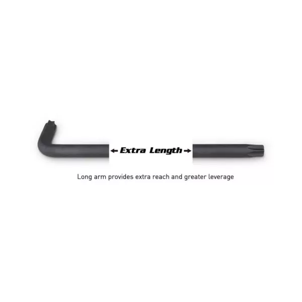 Capri Tools S2 Steel Long Arm Torx Key Wrench Set (9-Piece)