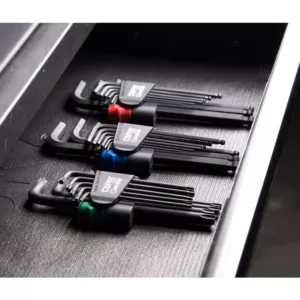 Capri Tools S2 Steel SAE/Metric Long Arm Hex and Torx Key Set (27-Piece)
