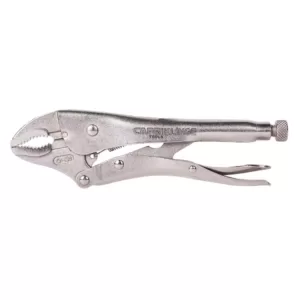 Capri Tools Klinge 10 in. Curved Jaw Locking Pliers with Wire Cutter