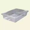 Carlisle 8.5 gal., 18x26x6 in. Polycarbonate Food Storage Box in Clear (Case of 6)