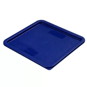 Carlisle Fits 12, 18 and 22 qt. Polyethylene Containers in Blue Lid to Fit StorPlus Square Food Storage Containers (Case of 6)