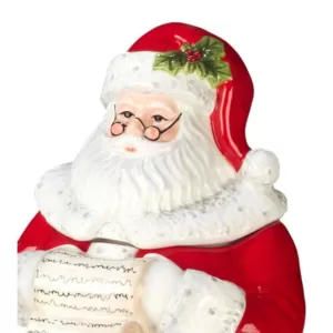 Certified International Holiday Wishes by Susan Winget 3-D 12.25 in. Santa Cookie Jar