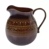 Certified International Multi-Colored 80 oz. Aztec Brown Pitcher