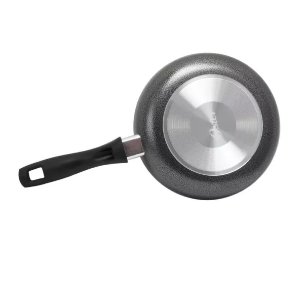 Oster Clairborne 8 in. Aluminum Nonstick Frying Pan in Charcoal Grey