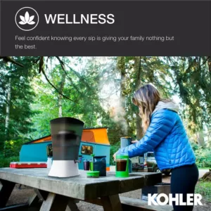 KOHLER Clarity Explore Recreational Water Filter Cartridge System in Charcoal Ombre