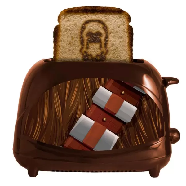 Uncanny Brands Star Wars Empire Collection 2-Slice Chewbacca Toaster