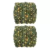 Home Accents Holiday 50 ft. Pre-lit Artificial Christmas Roping Garland with 200 Incandescent Clear Lights (Set of 2)