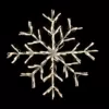 HOLIDYNAMICS HOLIDAY LIGHTING SOLUTIONS 24 in. Classic White Holidynamics Christmas LED Snowflake with Lighted