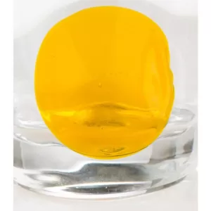 Abigails Clear Double Old-Fashioned with Yellow Dot (Set of 4)