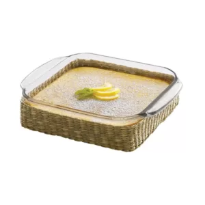 Libbey Baker's Basics 2-Piece Glass Bake Dish with Basket