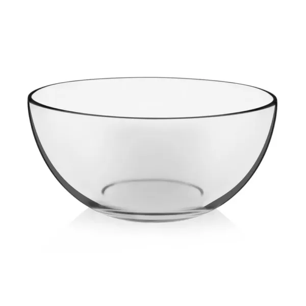 Libbey Selene 2-Piece, 8 in. and 10 in. Glass Serving Bowl Set