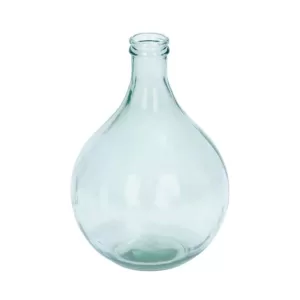 LITTON LANE 17 in. New Traditional Clear Glass Decorative Vase