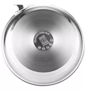 Cook N Home 8 qt. Stainless Steel Stock Pot in Black and Stainless Steel with Glass Lid