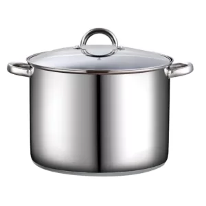 Cook N Home 16 qt. Stainless Steel Stock Pot with Glass Lid