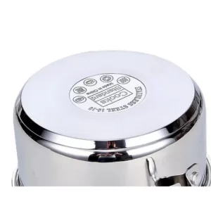 Cooks Standard Classic 6 qt. Stainless Steel Stock Pot with Glass Lid