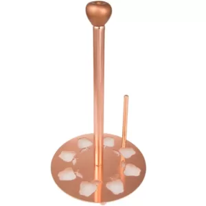 Creative Home Metal Paper Towel Holder Kitchen Towel Dispenser with Copper Finish for Kitchen Countertop Organizer