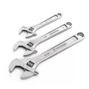 Crescent 6 in., 8 in. and 10 in. Adjustable Wrench Set (3-Pieces)