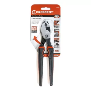 Crescent 8 in. Z2 Dual Material Slip Joint Pliers
