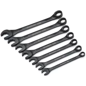 Crescent Ratcheting Open-End & Static Box-End, SAE Combination Wrench Set (7-Piece)