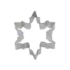 CybrTrayd 12-Piece Snowflake 3.75 in.  Tinplated Steel Cookie Cutter & Recipe
