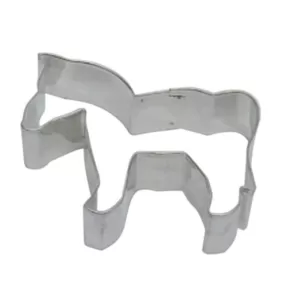 CybrTrayd 12-Piece 4 in. Horse Tinplated Steel Cookie Cutter and Cookie Recipe
