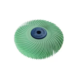 Dedeco Sunburst 3 in. 6-Ply Radial Discs 1/4 in. 1 mic U-Fine Arbor Thermoplastic Cleaning and Polishing Tool