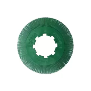 Dedeco Sunburst 8 in. x 1 in. 50-Grit TS Radial Discs X-Coarse Arbor Thermoplastic Cleaning and Polishing Tool (70-Pack)