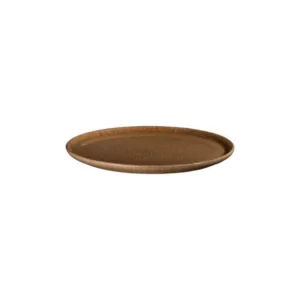 Denby Studio Craft Chestnut Stoneware Round Platter