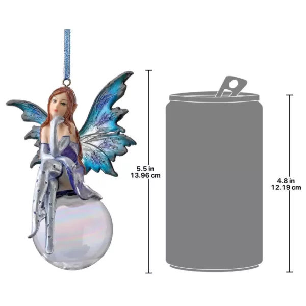 Design Toscano 5.5 in. The Snow Fairy Goddess Holiday Ornament