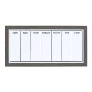 DesignOvation Wyeth Weekly Dry Erase Calendar Memo Board