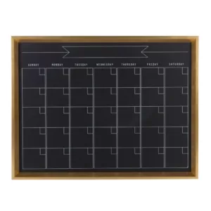 DesignOvation Calter Monthly Chalkboard Calendar Memo Board