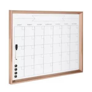 DesignOvation Calter Monthly Dry Erase Calendar Memo Board