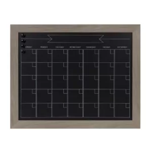 DesignOvation Beatrice Chalkboard Monthly Calendar Memo Board