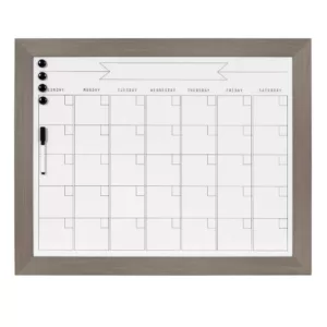 DesignOvation Beatrice Monthly Dry Erase Calendar Memo Board