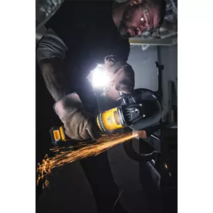 DEWALT 20-Volt MAX XR Cordless Brushless 4-1/2 in. Paddle Switch Small Angle Grinder with (2) 20-Volt 5.0Ah Batteries & Charger