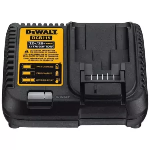 DEWALT 20-Volt MAX XR Cordless Brushless 4-1/2 in. Paddle Switch Small Angle Grinder with (2) 20-Volt 5.0Ah Batteries & Charger