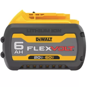 DEWALT 20-Volt MAX Cordless Brushless 4-1/2 - 5 in. Angle Grinder with FLEXVOLT ADVANTAGE and (1) FLEXVOLT 6.0Ah Battery Kit