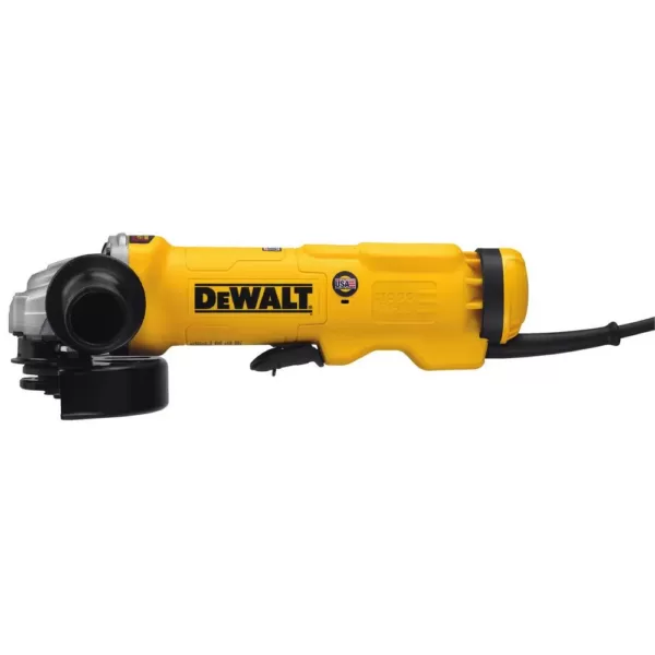 DEWALT 13 Amp Corded 4-1/2 in. to 5 in. Angle Grinder with No-Lock-On Paddle Switch